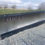 Boss 9′ Skidsteer plow 1