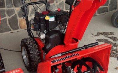 Simplicity Select 1024 Walk Behind Snow Blower – $999.00 OBO
